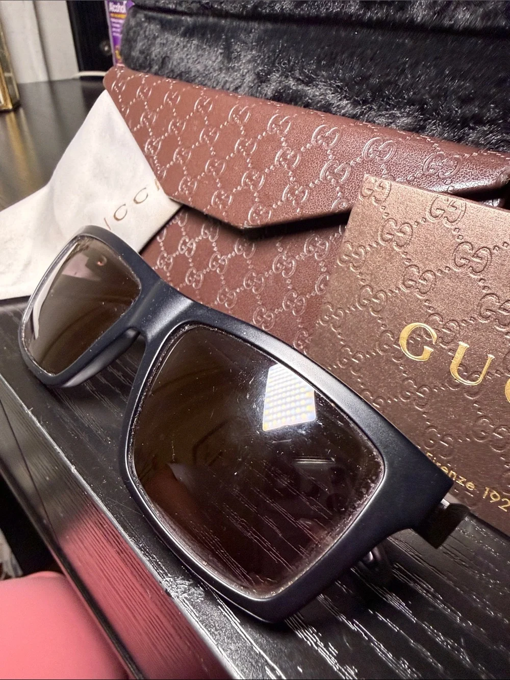 Gucci Black Sunglasses